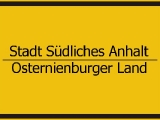 Ortsschild Stadt Südliches Anhalt - Osternienburger Land