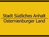 Ortsschild Stadt Südliches Anhalt - Osternienburger Land