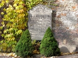 Tafel der gefallenen Cösitzer an der Kirche