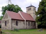 Blick auf die Dorfkirche