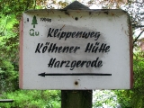 Klippenweg Köthener Hütte Harzgerode