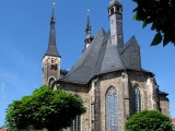 Türme der St. Jakobskirche in Köthen