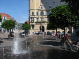 Springbrunnen auf dem Marktplatz in Köthen