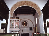 Langschiff und Altarraum der Kirche Scheuder