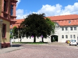 Schlossplatz und der Marstall