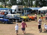 Familiäre Campingplatz-Atmosphäre beim Reppichauer Trabitreffen