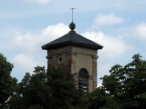 Turm der Dorfkirche in Kleinwülknitz