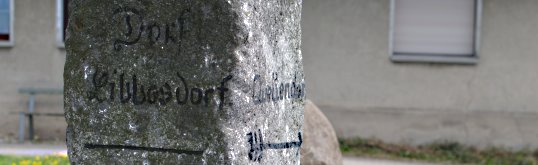 Libbesdorf - Wegweiser vor der alten Schmiede