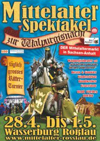Mittelalterspektakel auf der Wasserburg Roßlau 2012